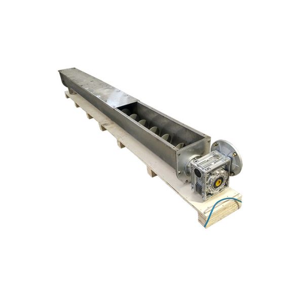 Quality SS304 Material U Trough Screw Conveyor Long Distance Hanging Bearing wholesale