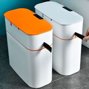 Electric Smart Trash Can Ipx5 Waterproof Smart Bin Smart Trash Can with Self