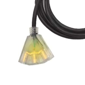 1 to 3 Triple Outlets 3 Prong SJT SJTW 12 AWG 30FT Extension Power Cord with LED