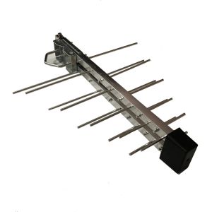 Outdoor UHF VHF Digital TV Yagi Antenna with Amplifier and R.H.C.P Polarization