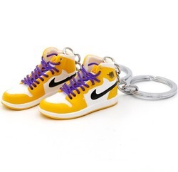 Figure manufacturer OEM 3D Mini Sneaker Shoe Keychain Custom Your Own Design Toy