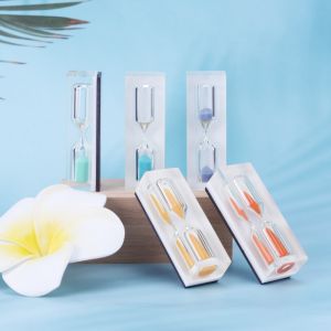 smalll Acrylic Hourglass Sand Clock 5 Minutes 3 minutes 2 Minutes 1 Minutes Free