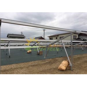 Custom Solar Panel Racking System Compatible With Concrete Cosmetic Foundation &