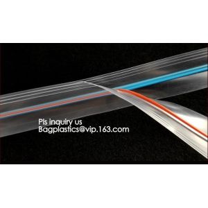 PE Press-Lok Zipper For Zipper Pouch Bag, sliders sliders for bags pe zipper