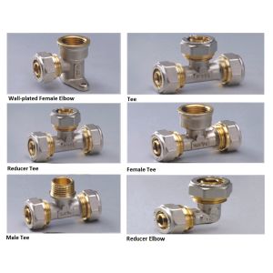 Compression Fitting and Pressing Fitting for PE-AL-PE, PE-AL-PEX, PEX-AL-PEX