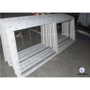 PVC Windows Grill Design Double Glazed Glass Energy Saving Profile