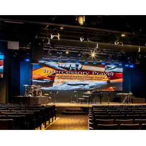 Brightness 1000cd/m2 Indoor Led Advertising Screen 1R1G1B 2.5mm Pixels Full