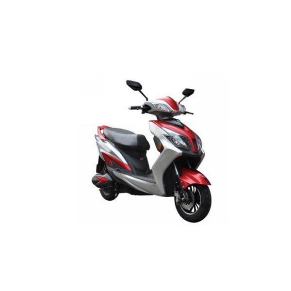 Quality Lightweight Electric Motorcycle Scooter White Red Color With 1000W Motor wholesale