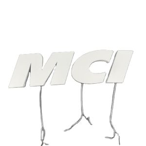 Custom Acrylic White Luminous Words Stainless Steel 3d Luminous Words Sign