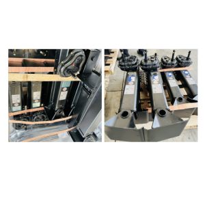 Gear Dump Trailer Rear Support Legs External Type Landing