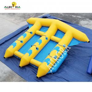 Cheap Water Sport colorful Towable Inflatable Banana Boat Tube Flying Fish For Sea for sale