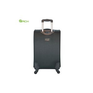 Twill Polyester Checked Luggage Bag With Front Pockets