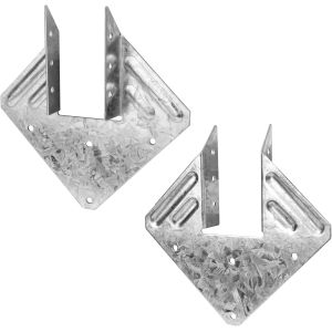 China 18-Gauge Hurricane Straps 24 Pack Hot Dip Galvanized Joist Hangers Rafter Hanger on sale