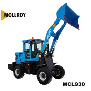Front End Shovel 1.5 Ton Wheel Loader Articulated Frame