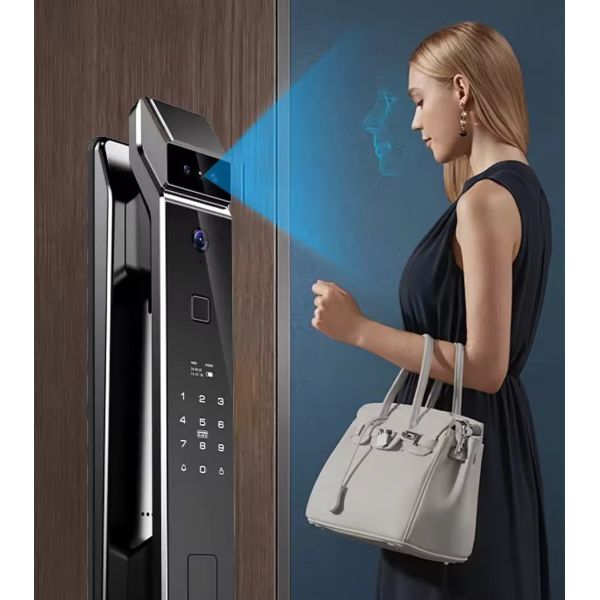 Quality Tuya fully automatic facial recognition fingerprint lock with lock body wholesale