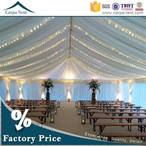20mX50m Large Wedding Tent Party Marquee With Colorful Roof Lining and Curtain