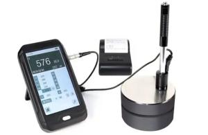 Cheap Touch Screen Leeb Portable Hardness Tester Machine With Large LCD Support Wireless Printing for sale