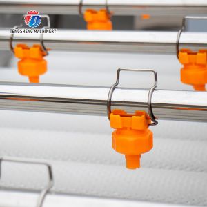 2.5KW Vegetable Parallel Roller Cleaning Machine High Pressure Spray Fruit