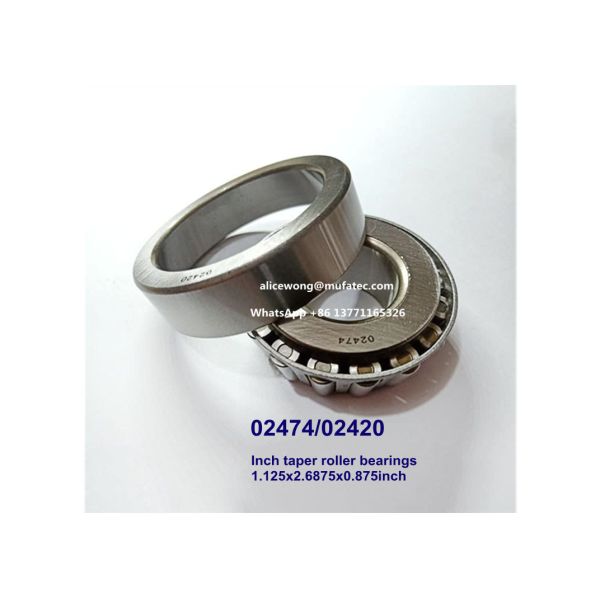 02474/02420 automotive differential bearings inch tapered roller bearings 1.125x2.6875x0.875inch