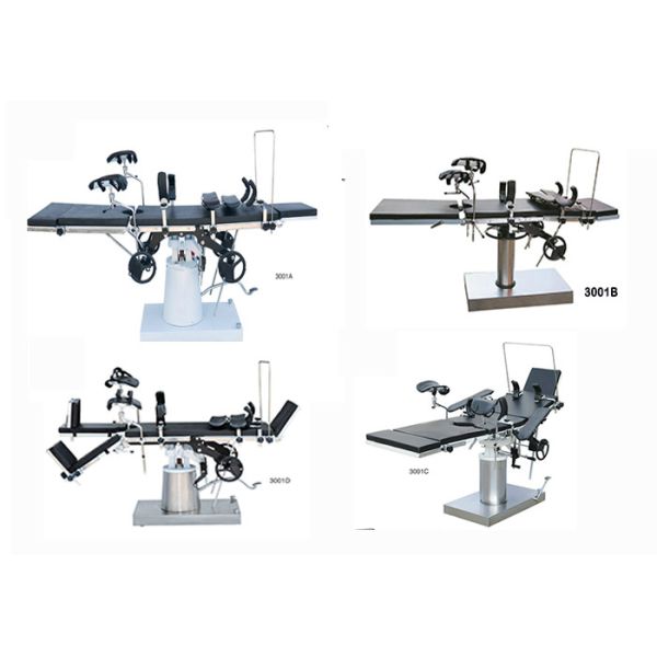 Quality 2100mmx480mm Manual Operating Table Side Control Surgical Table Medical Equipment wholesale