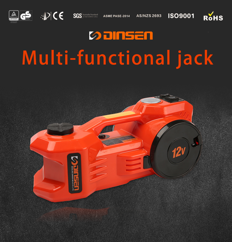 Automatic Mini Hydraulic Electric Car Jack with Pump Air Compressor