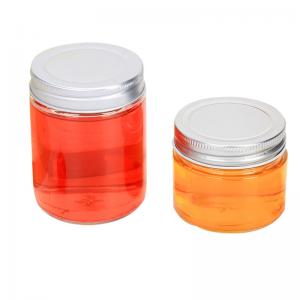 Cheap High Durability 300ml Food Storage Jars , Screw Lid Wide Mouth Glass Jars for sale