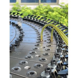 Double Jersey Circular Knitting Machine Knit Fusing Jersey Fleece