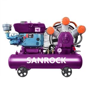 Compact Air Compressor 3 Cylinder Belt Driven Air Compressor Industrial Piston