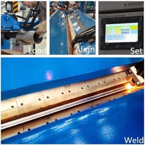 Automatic Longitudinal Seam Welder High Precision Cylinder Metal Lathe Welding