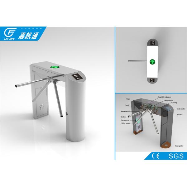 Full Automatic Turnstile Gate With Card Reader , Durable Access Control