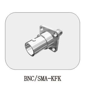 50 Ohm Straight RF Adapter BNC To SMA Coaxial Adapter