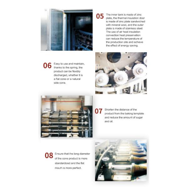 Automatic Sugar Cone Production Line Industrial Food Production Equipment