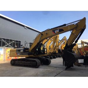 10T To 30T Used CAT Excavators With 600mm Track Width And Grapples Attachments