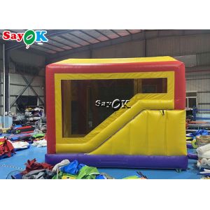 Princess Print Themed Inflatable Bounce Slide With Ball Pit Pool