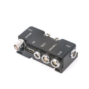 5V USB BNC Splitter Box Rotatable EXT 9 Pin Male To Run Stop CTRL Timecode