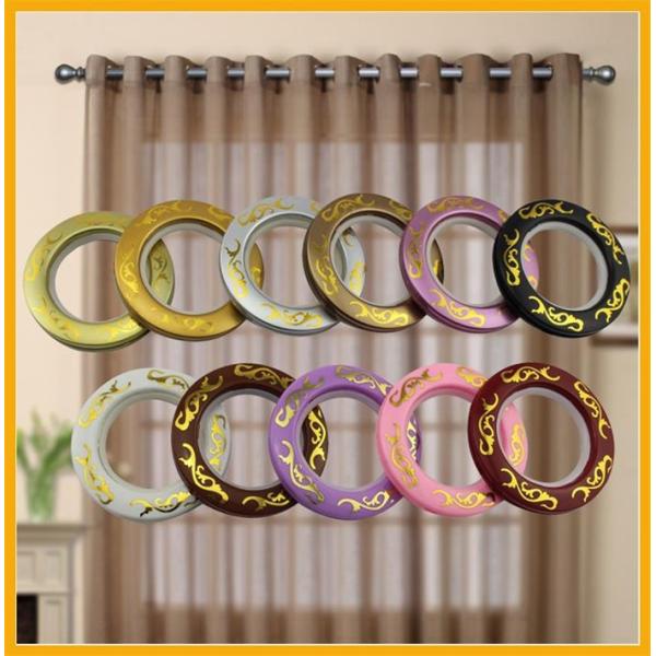 Fashion Prime ABS Plastic Custom Curtain Rings Circles Rod Accessories