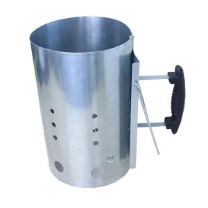 China Barbecue Charcoal Chimney Starter Kitchenware Heavy Duty Galvanised Steel on sale
