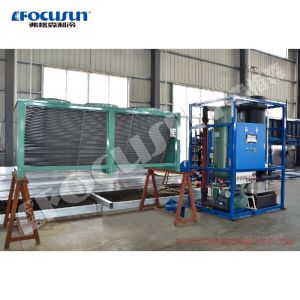 6 Tons/day Industrial Tube Ice Machine for Food Beverage Shops PLC Siemens by