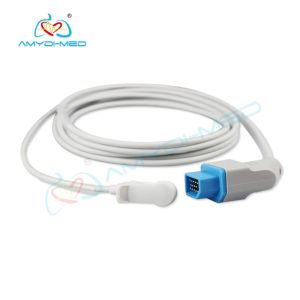 Spo2 Sensor Trapezoid 15P 3M Gray Adult Pediatric Reusable Spo2 Sensor TPU