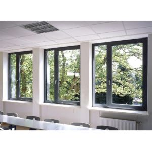 Latest Design Double Glazed Aluminum Casement Windows With Stainless Steel