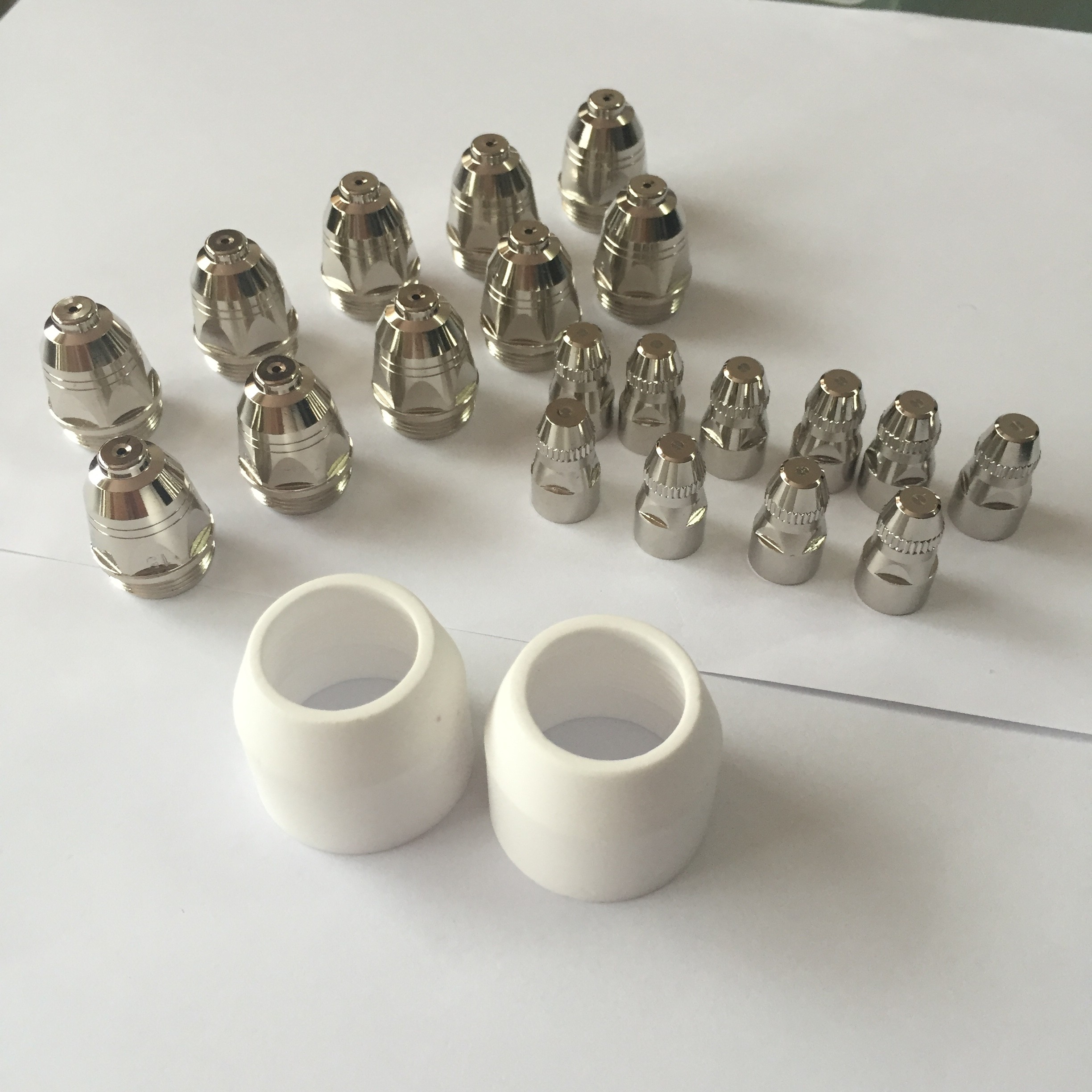 P80 Plasma Torch Accessories , Plasma Machine Torch With CNC Straight Torch Head