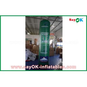 Customized Inflatable LED Pillar With Full Printing , Inflatable Advertising