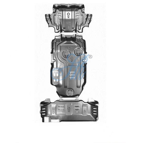 Quality Alloy Gear Box Skid Plate/Engine Lower Guard Plate ISUZU Dmax 4 Combo Sets for Vehicles wholesale