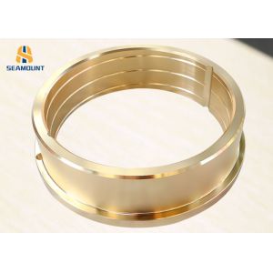 Customized CNC Machining Bronze Copper Bearing With Flanged Style