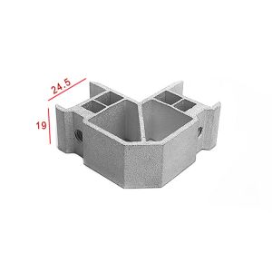 China Door Aluminium Corner Joint For Connecting Double Pane Sliding Glass Doors on sale