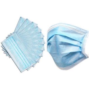 Ear Hanging 3 Ply Disposable Face Mask Odorless Without Skin Irritation
