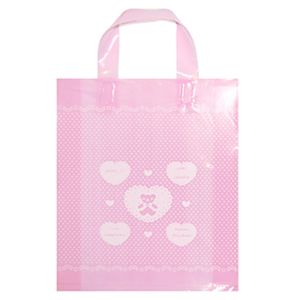 BPA Free Custom Printed Plastic Shopping Bags , Reusable Plastic Retail Bag