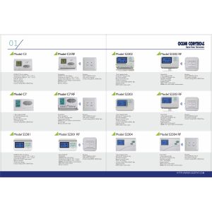 Wired Digital Room Thermostat 7 Day Programmable With Large Screen