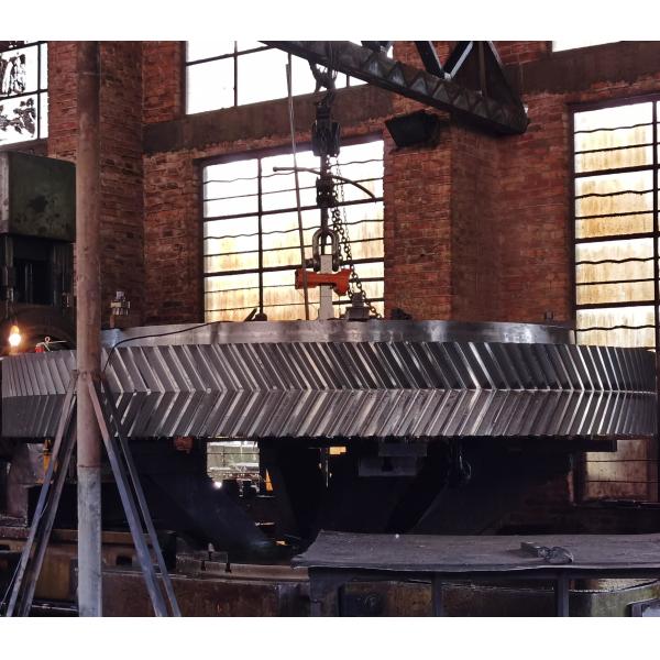 ISO 8-9 Grade Accuracy Herringbone Gears Customizable Helix Angle For Optimal