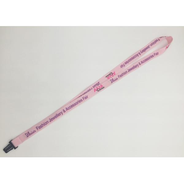 Stylish blue color customized silk-screened lanyards with high quality